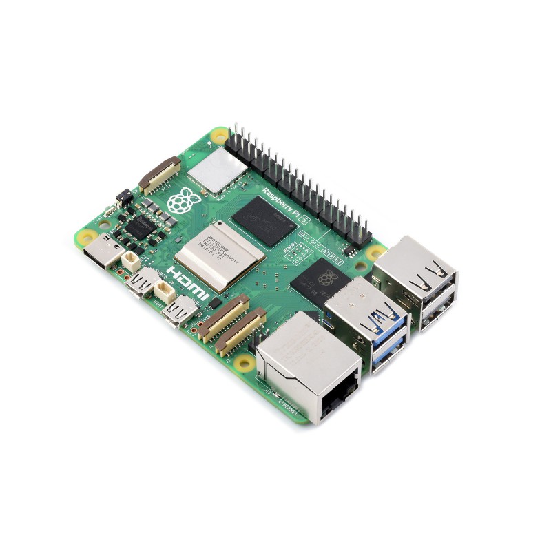 Raspberry Pi 5 - Waveshare Raspberry Pi 5, BCM2712 işlemci,