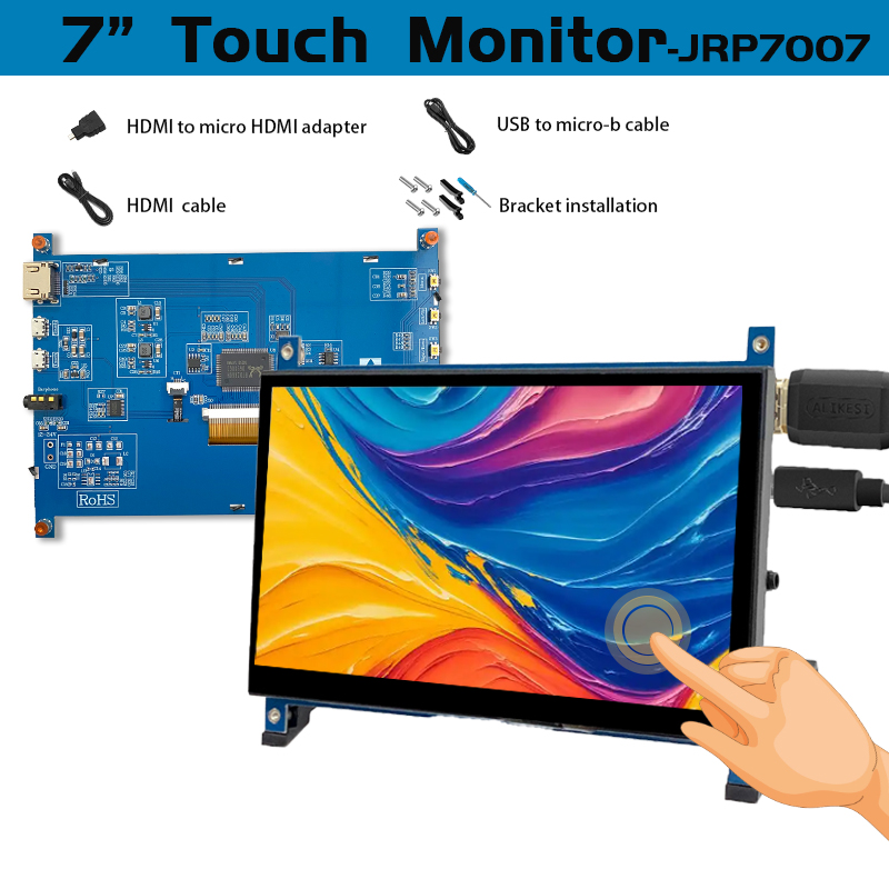 Raspberry Pi 4 - IPS 7 inç ekran AIDA64 LCD