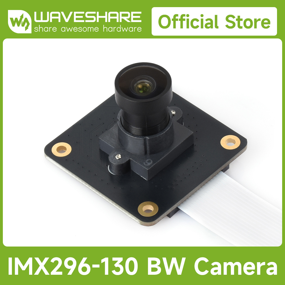 Raspberry Pi Global Shutter Camera Imx296 - Waveshare IMX296 1.6MP M12 Mono Kamera,