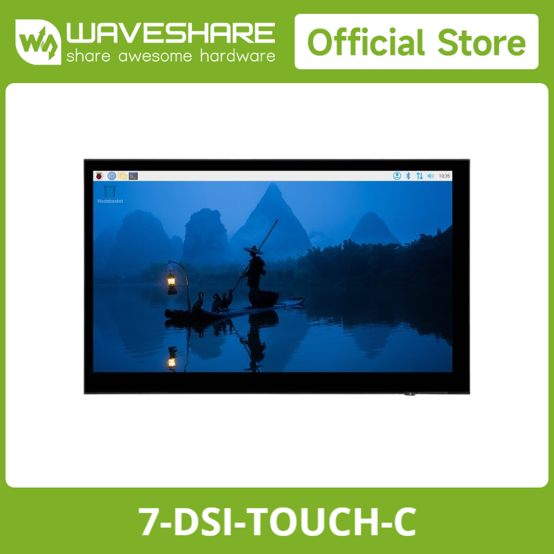 Raspberry Pi 5 - Waveshare 7 inç DSI kapasitif dokunmatik