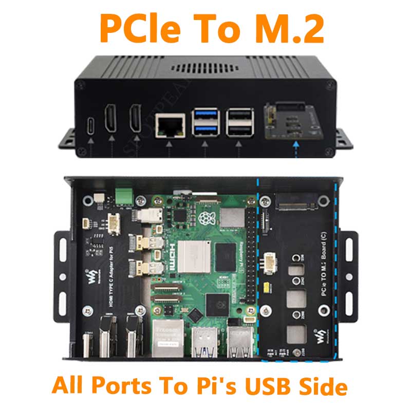Raspberry Pi 5 - Raspberry Pi 5'li Kutu Kasa Kiti-C