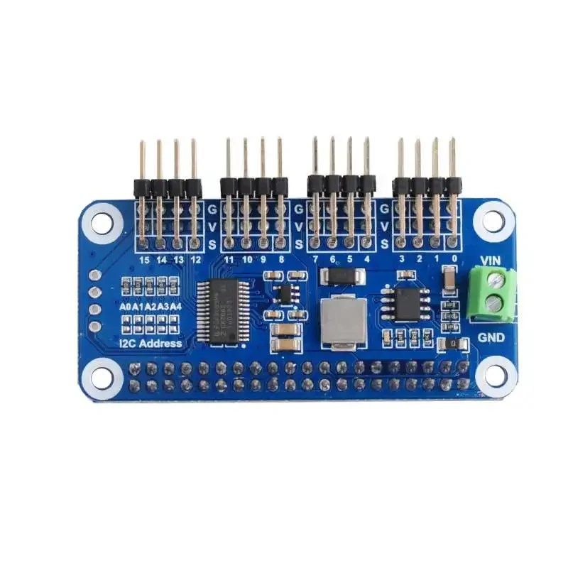 Pi Zero - 16 Kanal PWM Servo Motor Sürücü