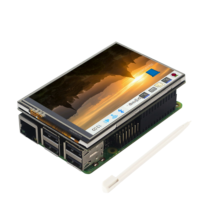 Pi 4 Case - Ahududu Pi 3.5 inç dokunmatik ekran