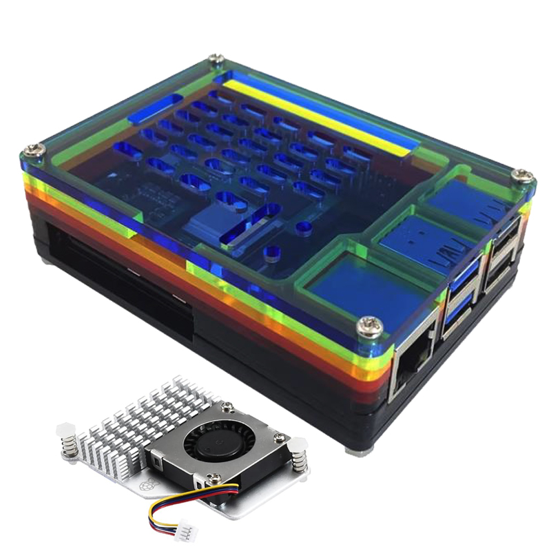 Pi 5 Case - Ahududu Pi 5 vaka 9 katmanlar