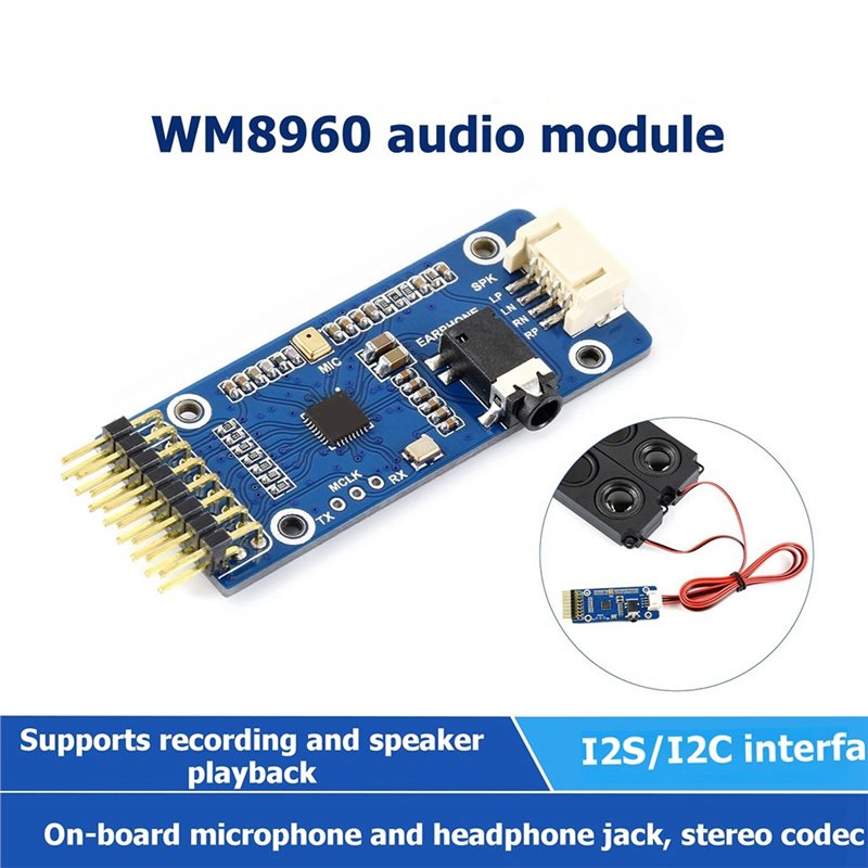 Raspberry Pi 5 - WM8960, Raspberry Pi için 5/7 inç