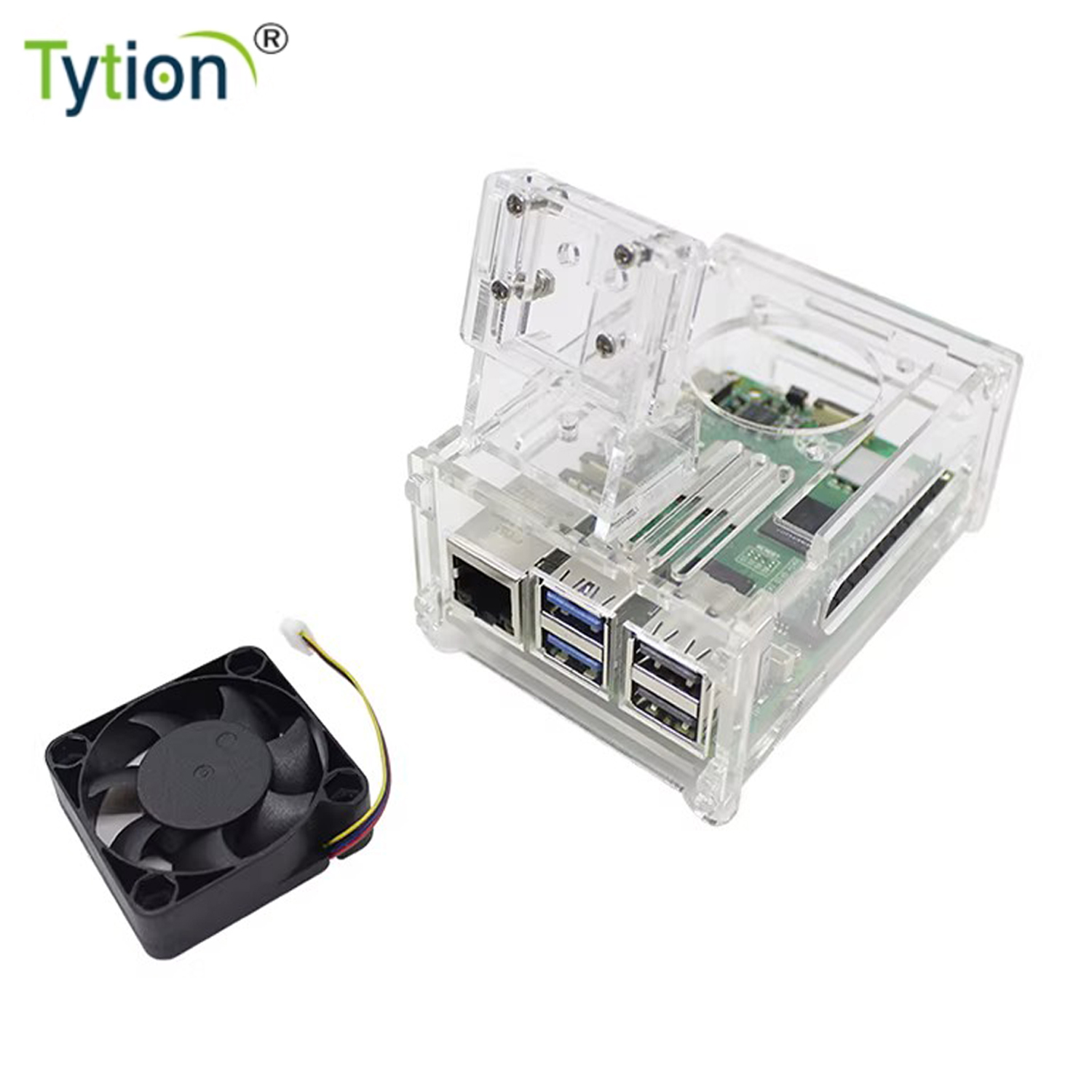 Pi Cooler - Raspberry Pi 5 Akrilik Kılıf 4010