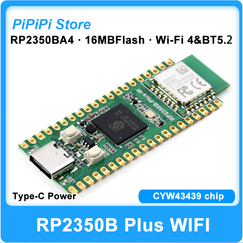 Raspberry Pi Kit - RP2350B Plus W Geliştirme Kartı Raspberry