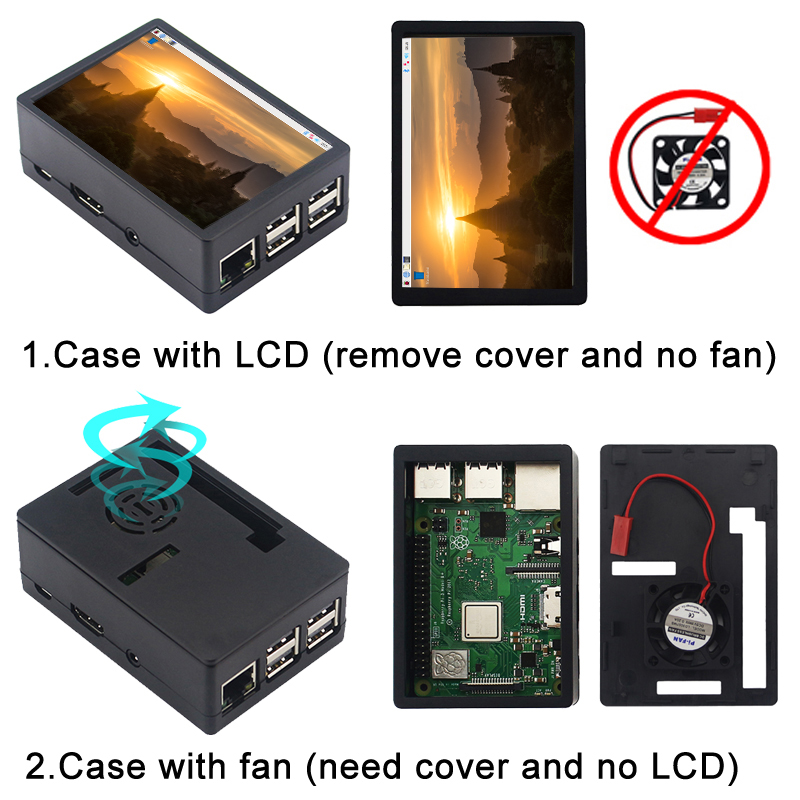 3.5 inç Raspberry Pi 3B/3B+/4B - Pi 4 Case incelemesi ve fiyatı