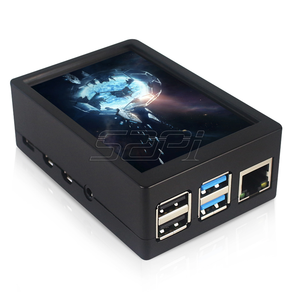 C01 ahududu Pi 4B 480*320 3.5  - Pi 4 Case incelemesi ve fiyatı