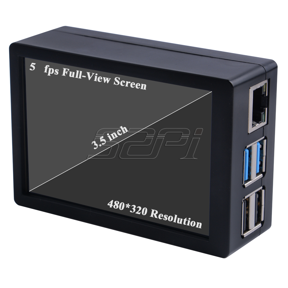 C01 ahududu Pi 4B 480*320 3.5  - Pi 4 Case incelemesi ve fiyatı