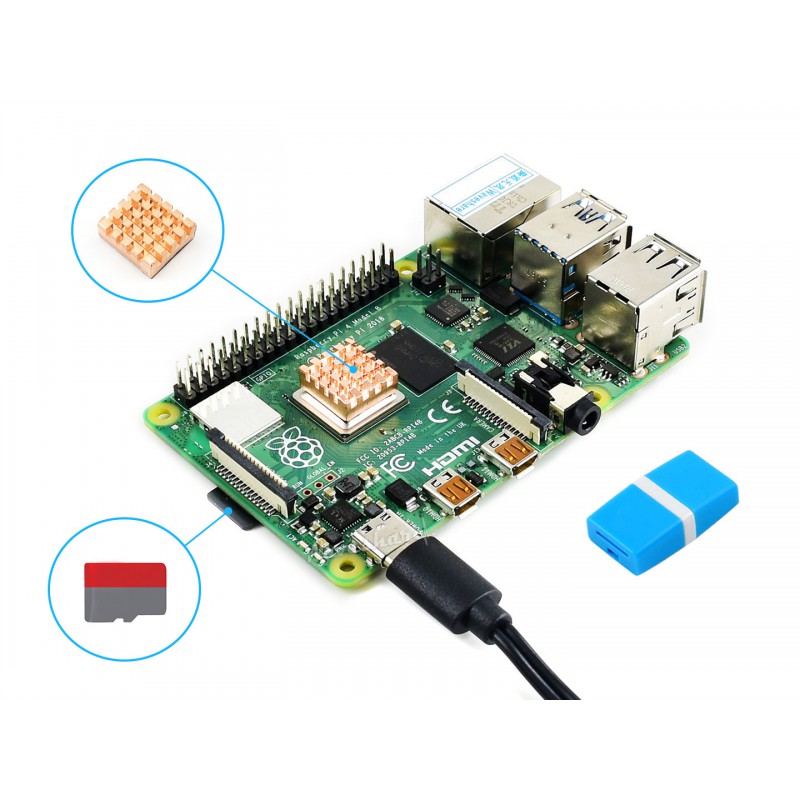 Raspberry Pi 4 Model B Başlang - Micro Sd Card incelemesi ve fiyatı
