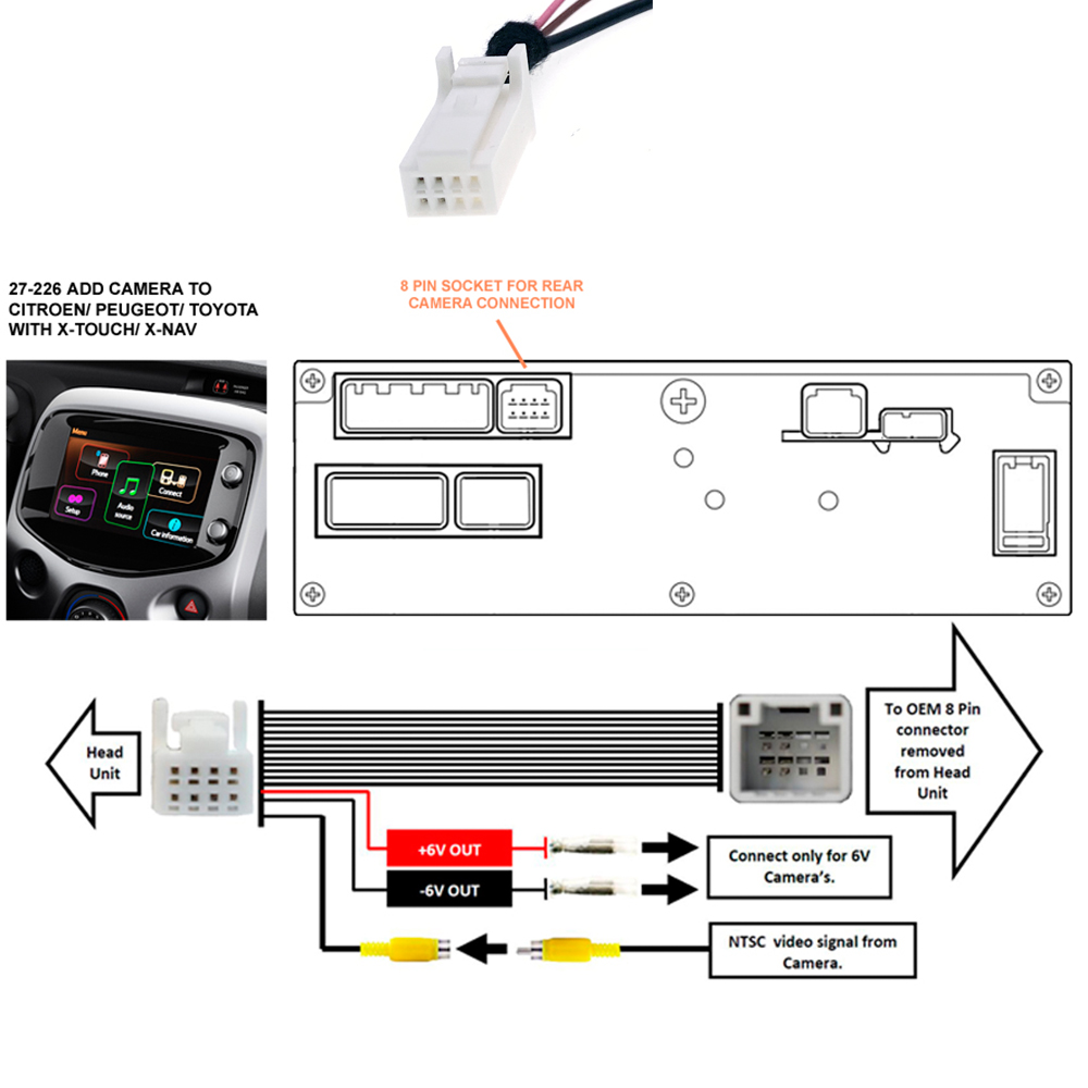 8 Pin araba radyo geri arka ka - Pi Camera Cable incelemesi ve fiyatı