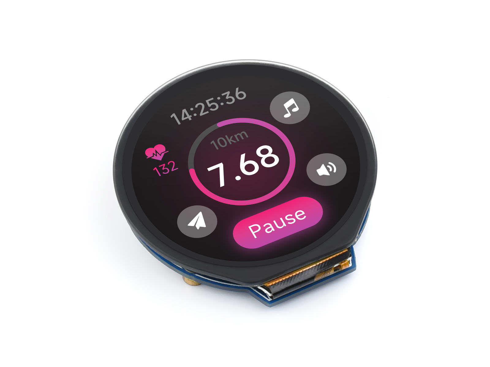 Waveshare 1.28 inç Yuvarlak LC - Pi Display incelemesi ve fiyatı