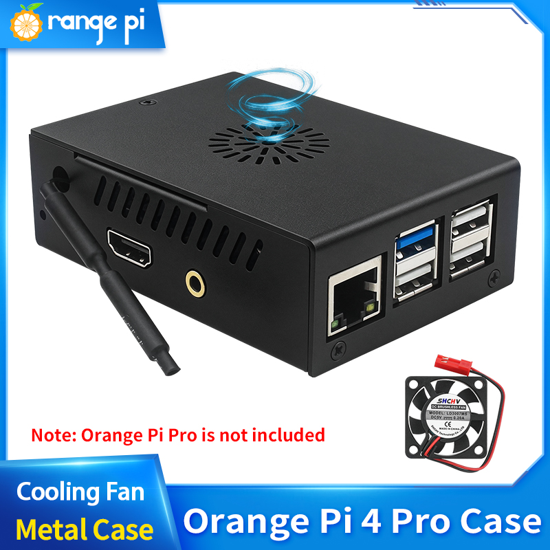 Orange Pi 4 Pro Metal Kasa Siy - Pi Power Supply incelemesi ve fiyatı