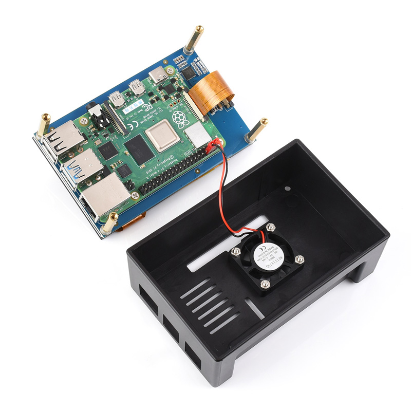 Raspberry Pi 4.3 inç DSI Ekran - Pi 5 Case incelemesi ve fiyatı