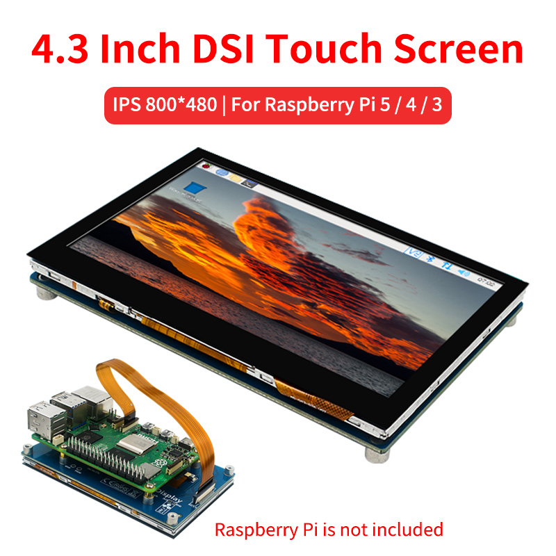 Ahududu Pi 5 4B 3B için 4.3 in - Pi 5 Case incelemesi ve fiyatı