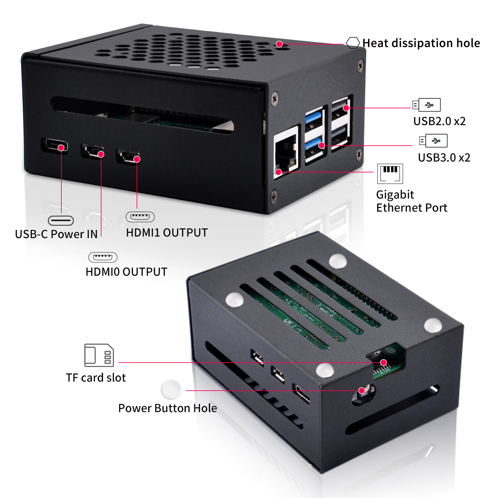 52Pi Raspberry Pi 5 Metal Kasa - Pi 5 Case incelemesi ve fiyatı