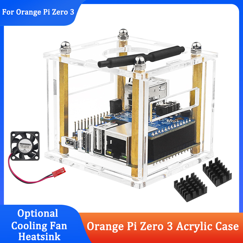 Orange Pi Zero 3 Akrilik Kılıf - Pi Cooler incelemesi ve fiyatı
