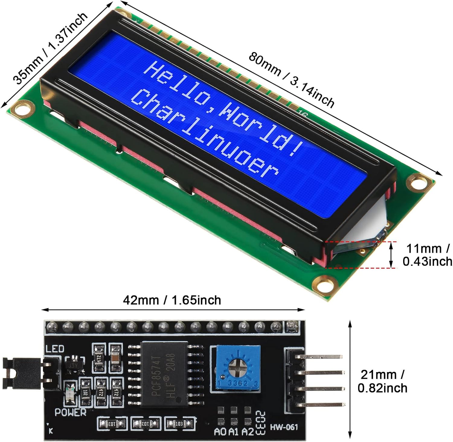 1Set 1602 LCD 20*4 Mavi Ekran  - Pi Display incelemesi ve fiyatı