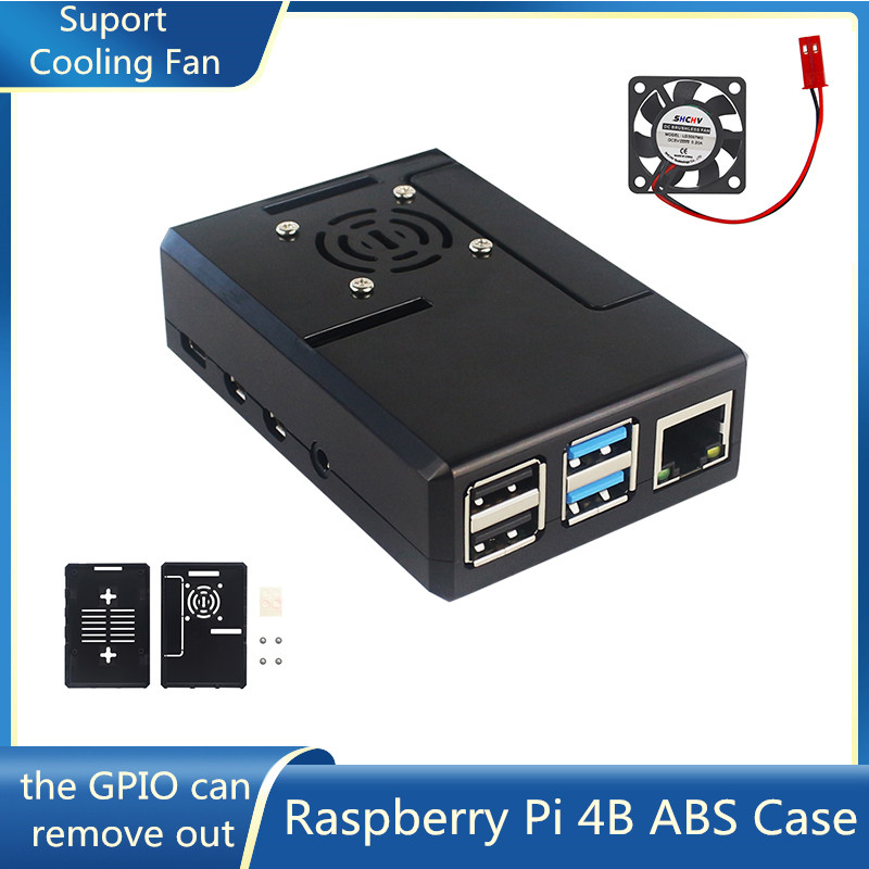 Raspberry Pi ABS Kılıf Siyah P - Pi 4 Case incelemesi ve fiyatı