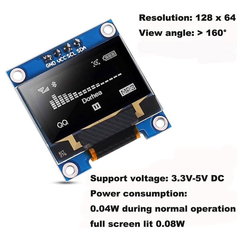 A37T-4 Adet 0.96 Inç OLED Ekra - Pi Display incelemesi ve fiyatı