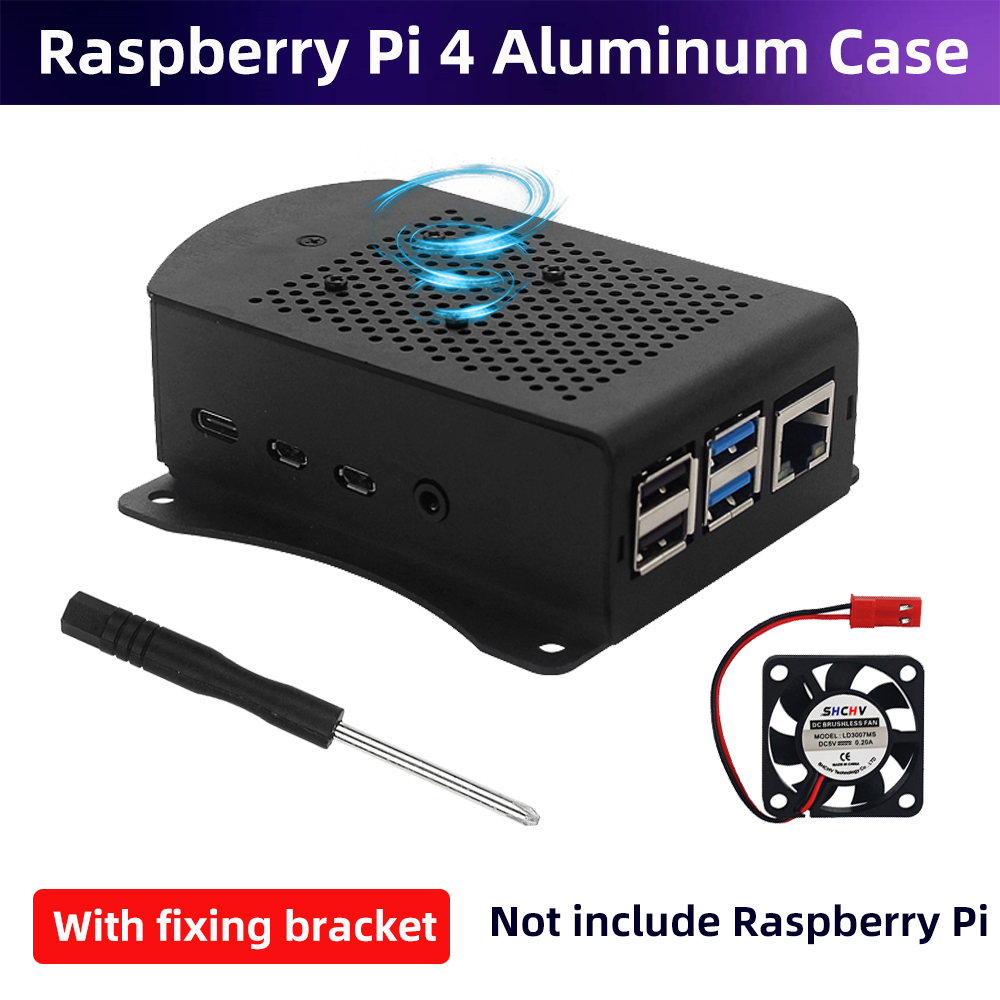 Ahududu Pi 4 alüminyum alaşım  - Pi 4 Case incelemesi ve fiyatı