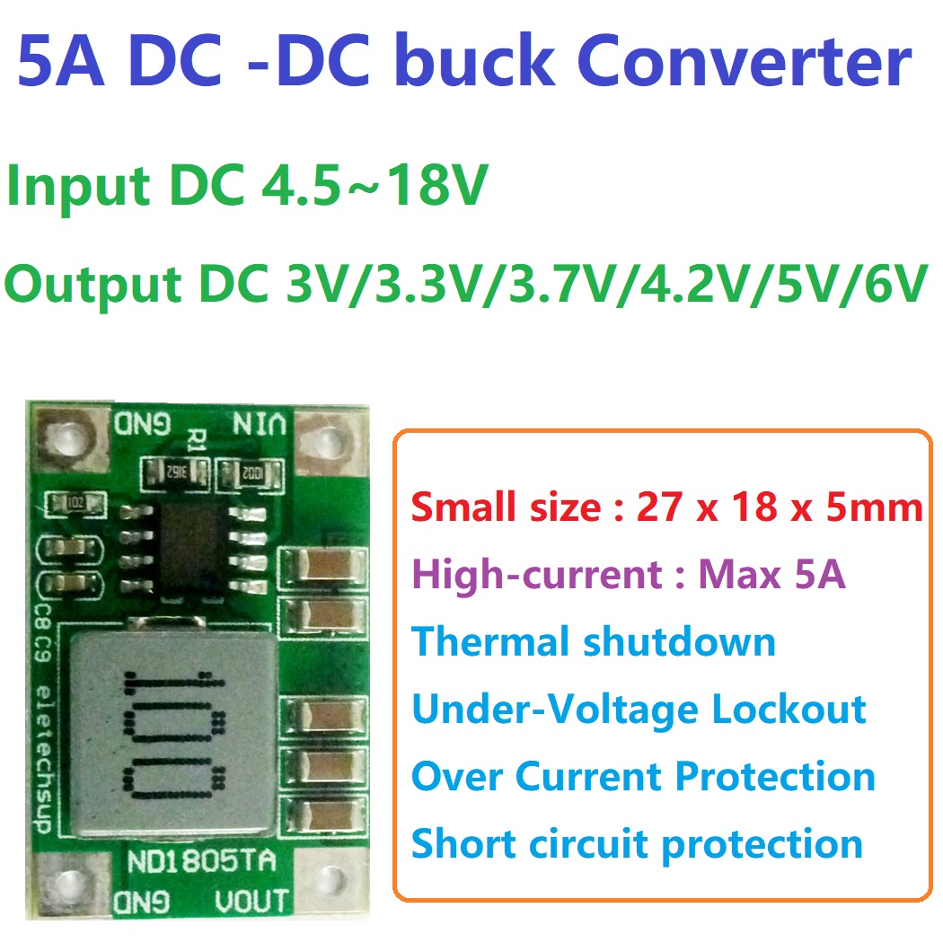 5A Buck DC-DC Dönüştürücü Modü - Raspberry Pi 4 incelemesi ve fiyatı