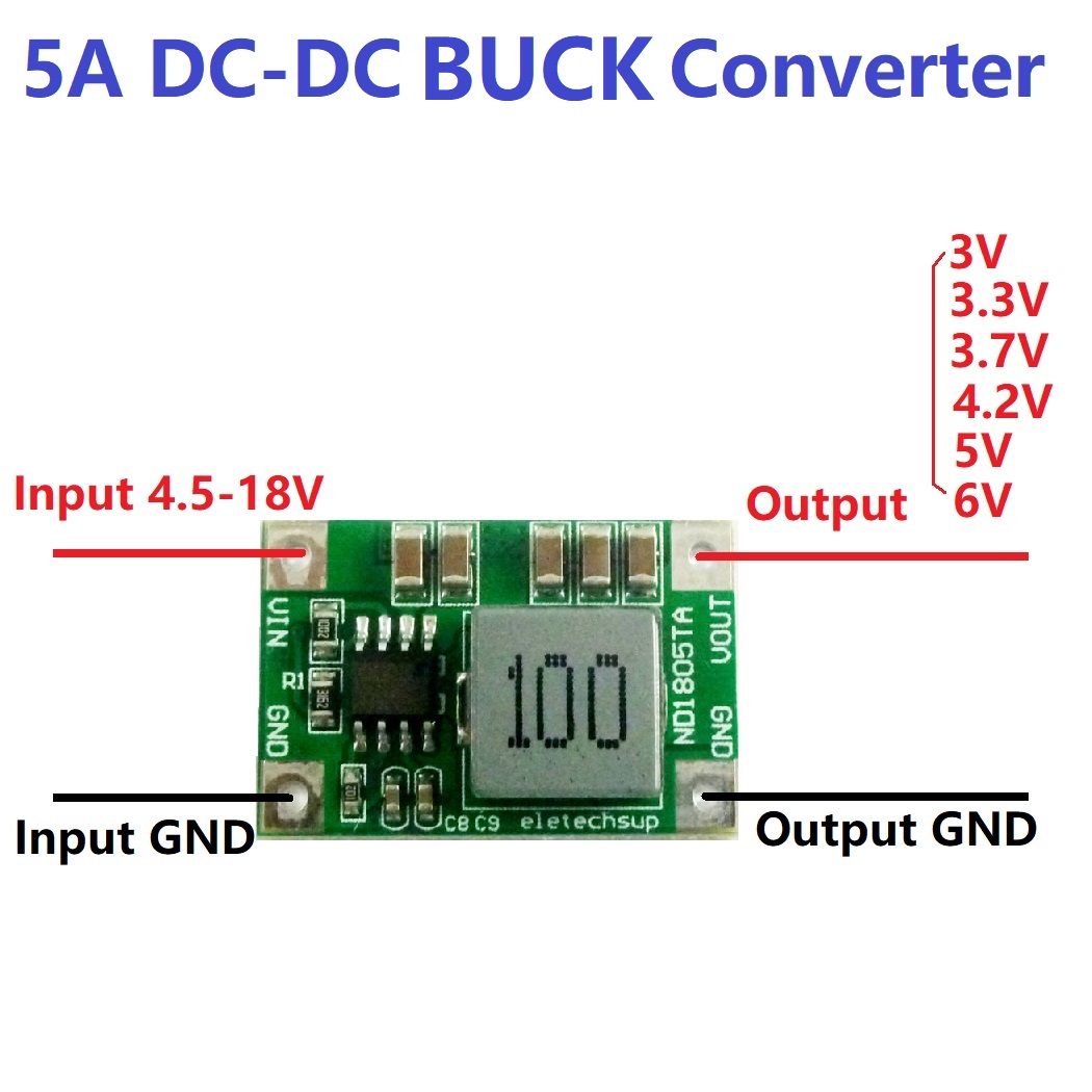 5A Buck DC-DC Dönüştürücü Modü - Raspberry Pi 4 incelemesi ve fiyatı