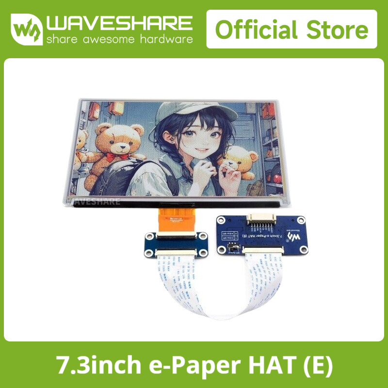 Waveshare 7.3 inç 6 Renkli E-K - Pi Display incelemesi ve fiyatı