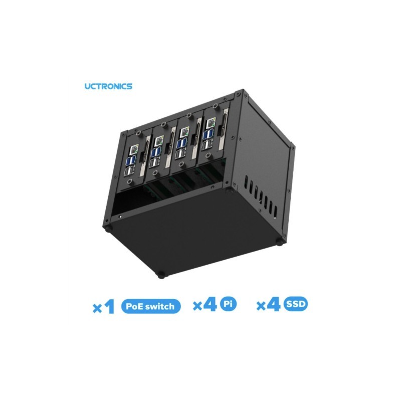 UCTRONICS Raspberry Pi Küme Ka - Pi 4 Case incelemesi ve fiyatı