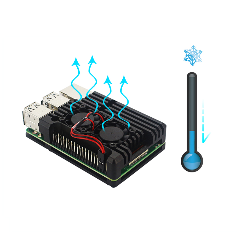 Raspberry Pi 3B+ 3B Alüminyum  - Pi Cooler incelemesi ve fiyatı